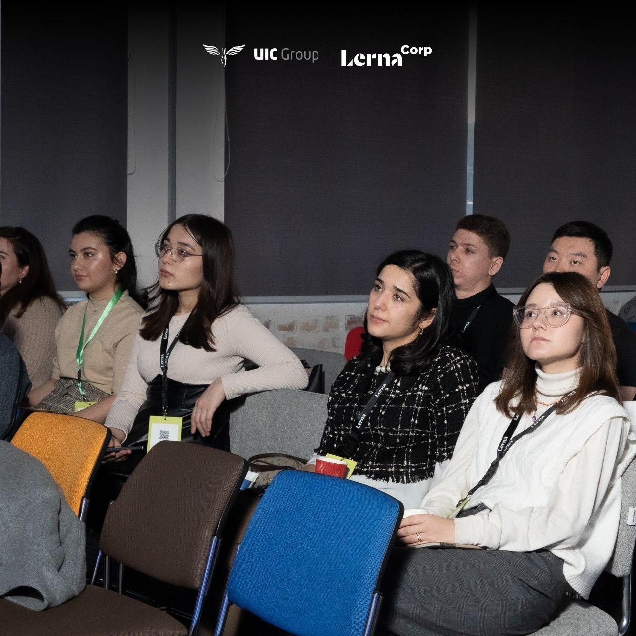 The UIC Group team attended the presentation of Lerna Corp corporate platform